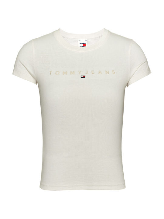 Tommy Hilfiger Women's T-shirt Ecru