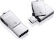 Apacer Ah750 64GB USB 2.0 Stick με σύνδεση USB-A & micro USB-B Ασημί