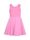 Kinderkleid Ärmellos Rosa