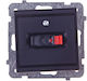 Ospel Socket Speakers in Black color GG-1R/M/33
