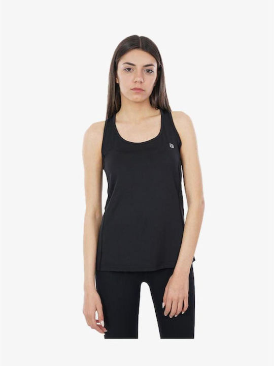 Freddy Damen Sportliches Bluse Ärmellos Schnell trocknend black