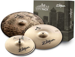 Zildjian Becken-Sets (12" Hi-Hat, 18" Crash, 18" Ride)