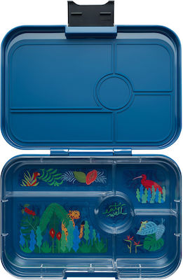 Yumbox Plastic Kids' Food Container 0.36lt Blue 24 x 17.5 x 4.5pcs