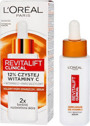 L'Oreal Paris Revitalift Clinical Facial 12% Anti-îmbătrânire Scaun de mașină pentru copii Față cu Vitamina C pentru Strălucire & Înălbire 30ml