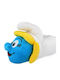 Papuci copii Albe Puffopa 41 Smurfs
