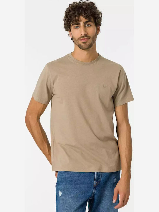 Tiffosi Μπλούζα Κοντομάνικη Beige
