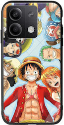 One Piece Umschlag Rückseite Silikon / Gehärtetes Glas Mehrfarbig (Redmi Note 13 Pro 5G / Poco X6)