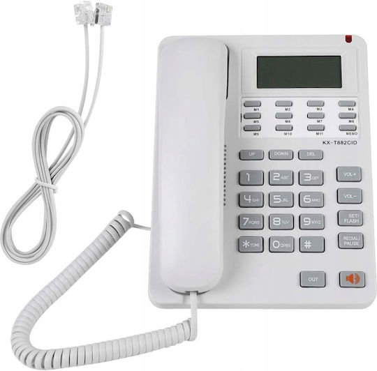 ForHome Ενσύρματο Τηλέφωνο Γραφείου Λευκό GB-606006