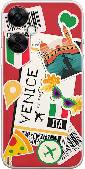 Ticket Back Cover Σιλικόνης Πολύχρωμο (OnePlus Nord CE 3 Lite)