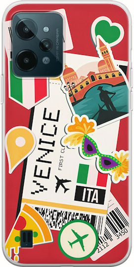 Ticket To Venice Back Cover Silicone Multicolour (Nokia C31Realme C31)