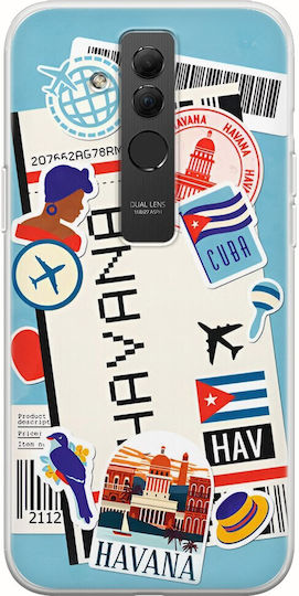 Ticket To Havana Umschlag Rückseite Silikon Mehrfarbig (Ehre 20 Lite)