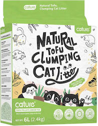 Cature Natural Tofu Clumping Cat Litter with Scent Green Tea 6lt Cature Natural Tofu Clumping Cat Litter with Scent Green Tea 6lt
