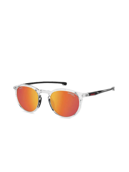 Carrera Sonnenbrillen mit Transparent Rahmen und Orange Spiegel Linse