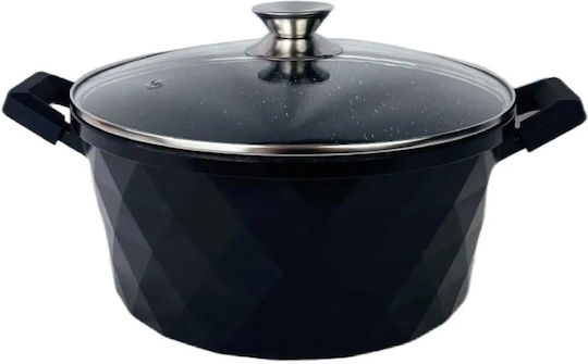 Cheffinger Diamond Stockpot from Cast Aluminum 3.5L / 24cm