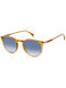 David Beckham Unisex Sunglasses with Yellow Plastic Frame and Blue Gradient Lens DB 1139/S DUA/08