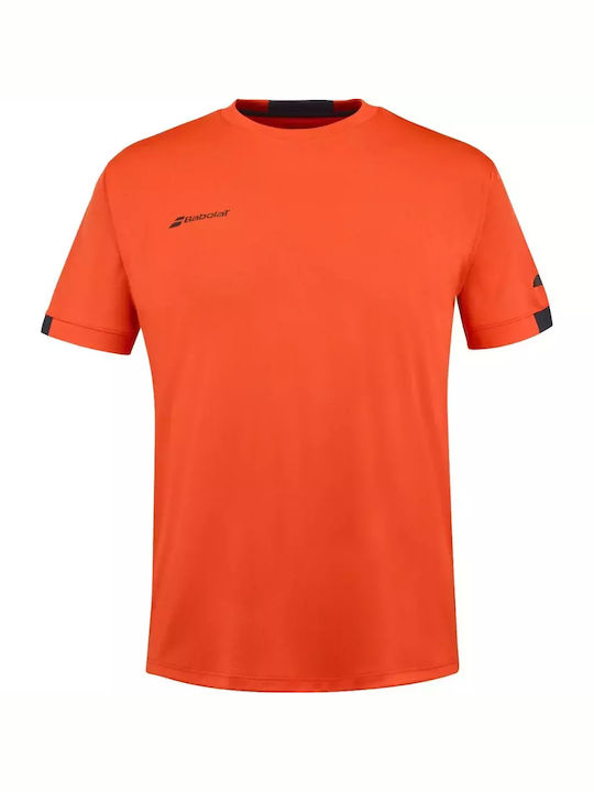 Babolat T-shirt Bărbătesc cu Mânecă Scurtă Roșu
