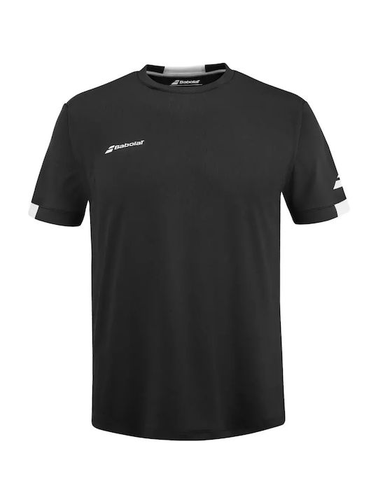 Babolat T-shirt Bărbătesc cu Mânecă Scurtă Negru