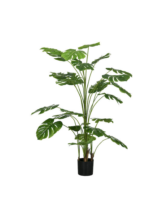 HomCom Τεχνητό Φυτό σε Γλάστρα Μονστέρα Πράσινο 180cm