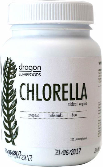 Dragon Superfoods Chlorella 400мг 200 табове