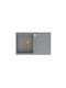 GraniteQ Morgan 111 Drop-In Sink Synthetic Granite W78xD50cm Gray