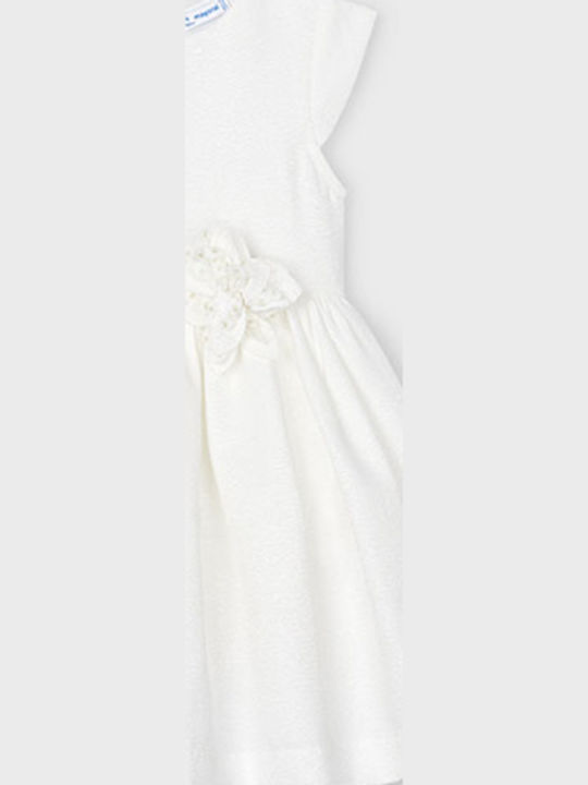 Children's Dress Sleeveless Tulle Ecru
