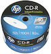 HP Εγγράψιμα CD-R 52x Printable 700MB Cake Box 50τμχ