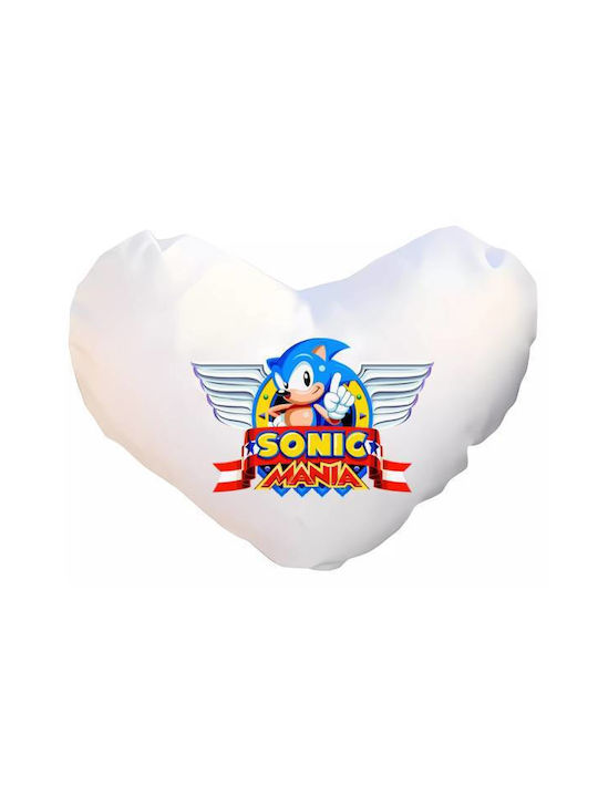 Takeposition Възглавница за Диван Sonic Mania Бяла 40x40см