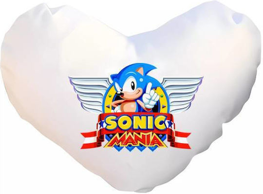 Takeposition Μαξιλάρι Καναπέ Sonic Mania Λευκό 40x40εκ.