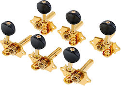 Arius Tuning pegs for Electric guitar Gold