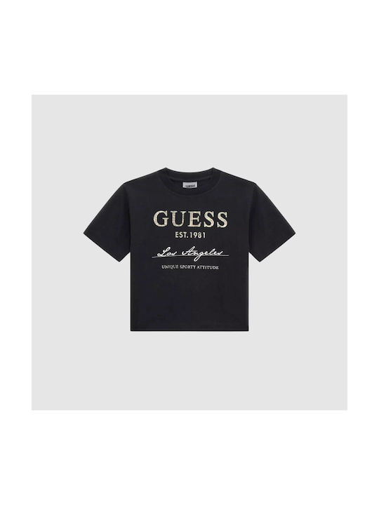 Guess Παιδικό T-shirt Black