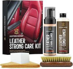 Leather Expert Комплект за Почистване Shine и Защита за Кожени Части 200ml