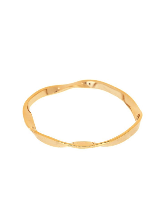 Gold plated bracelet crinkle