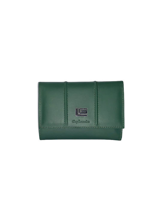 Guy Laroche Small Leather Women's Wallet with RFID Green