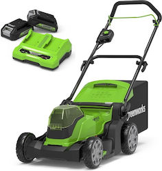 Greenworks GWG24X2LM41K2X Μηχανή Γκαζόν Μπαταρίας