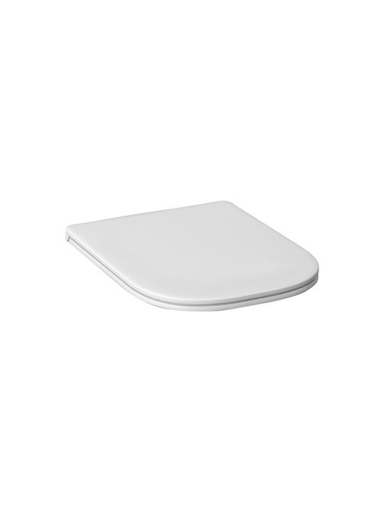 Laufen Bakelite Soft Close Toilet Slim Seat White 44.5cm