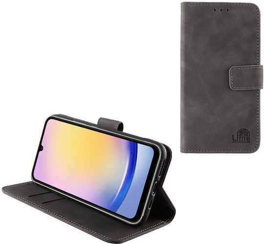 Samsung Book Synthetic Leather Gray (Samsung A25 5G A256)
