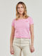 U.S. Polo Assn. Cry Women's T-shirt Pink