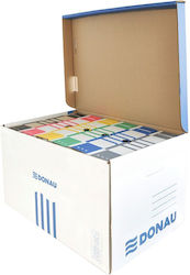 Donau Hârtie Cutie de Arhivare cu Capac 37x31.5x55.8cm. Albastru 1buc