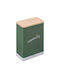 Marva Cereal Jar with Lid Metallic Green 18.2x10.2x25.3cm 1 Pieces