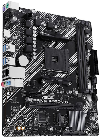 Asus PRIME A520M-R Motherboard Micro ATX με AMD AM4 Socket 90MB1H60-M0EAY0