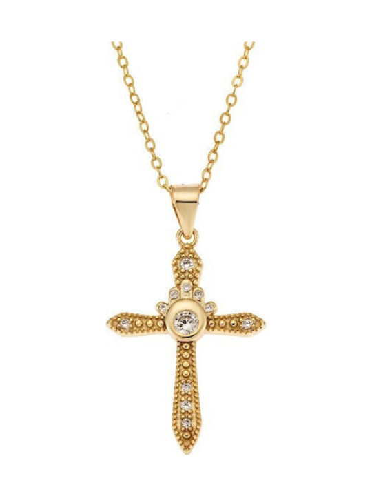 Senza Kreuz aus Vergoldetem Silber