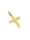 Herren Gold Kreuz 14K