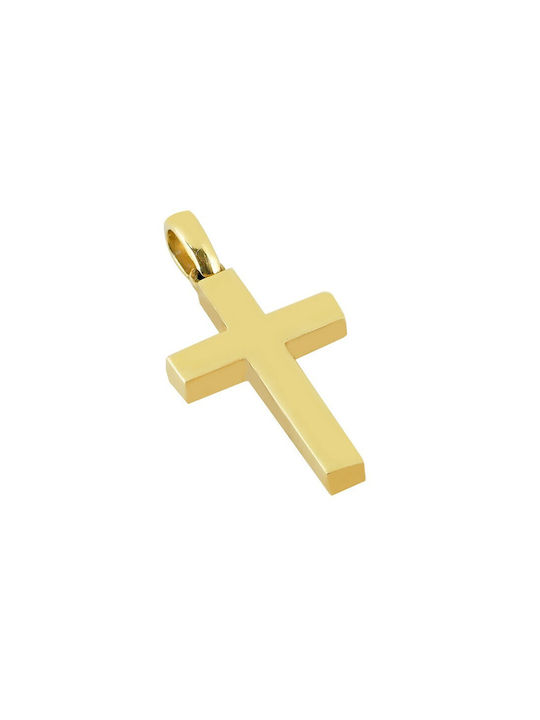 Herren Gold Kreuz 14K