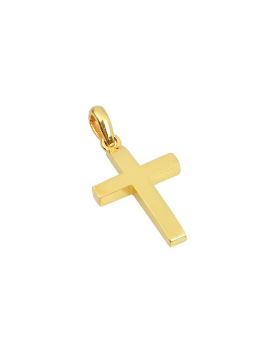 Herren Gold Kreuz 14K