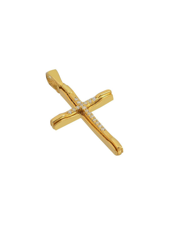 Femeiesc Aur Cruce 14K