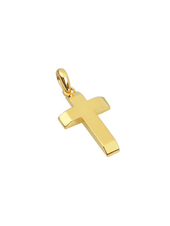 Herren Gold Kreuz 14K