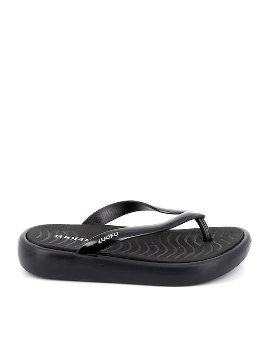 Parex Frauen Flip Flops in Schwarz Farbe