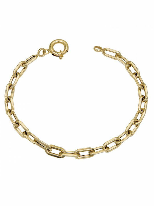 14K Gold bracelet with oval links 048042 048042 14 Carat Gold