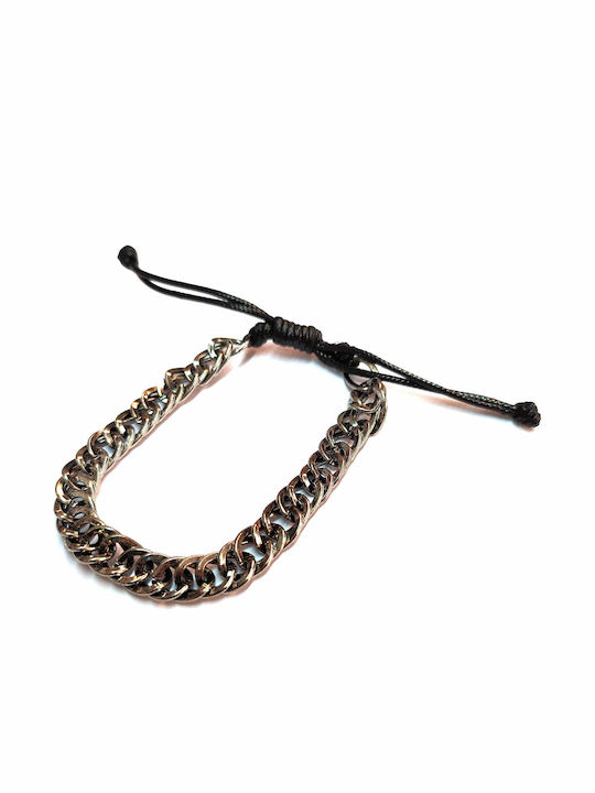 Handmade bracelet steel chain bracelet with tying