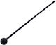 Studio 49 Plastic Percussion Drumsticks with Tip Shape Ball in Black Color